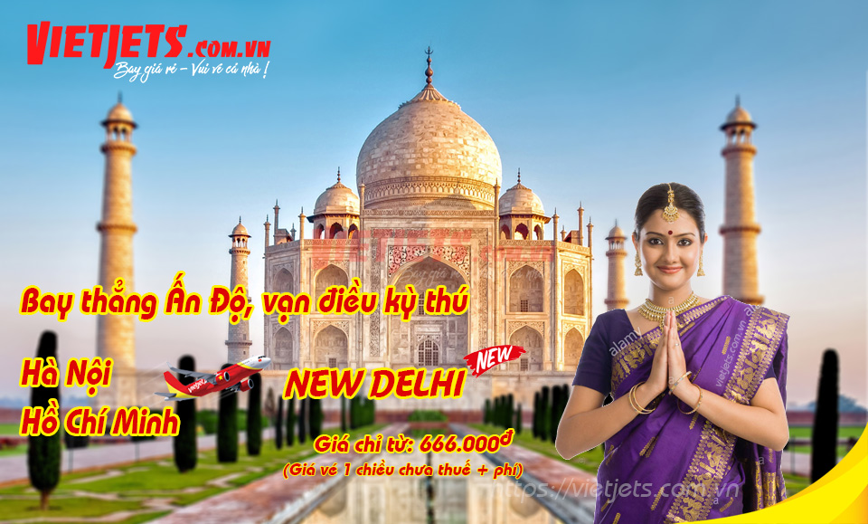 Vé đi New Delhi